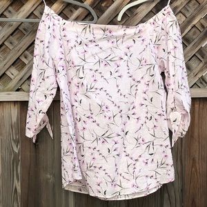 NWT CECE off the shoulder top